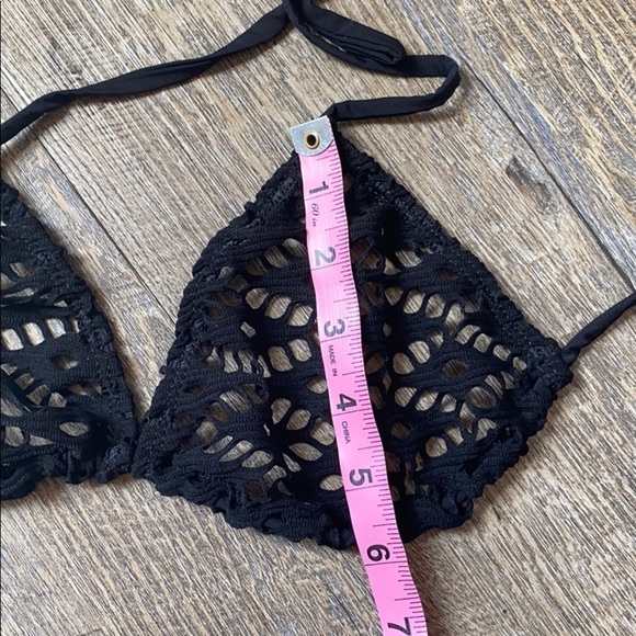 Sexy Black Mesh 3 piece outfit S/M - Picture 13 of 13